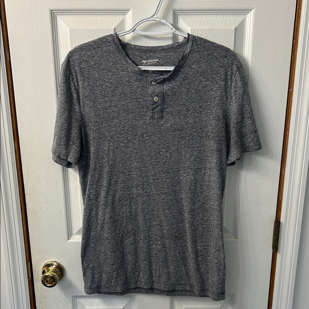 Arizona Jean Company Charcoal Button Down Shirt